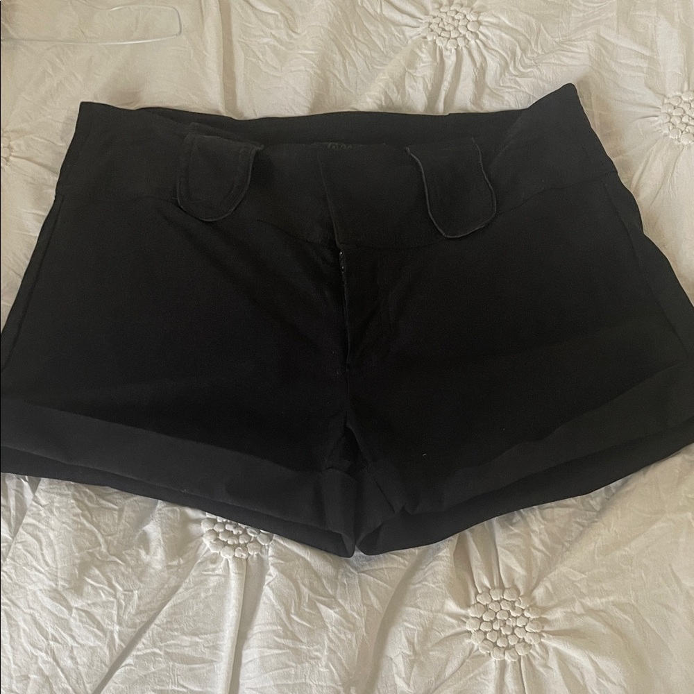 Sleek Black Women's Shorts